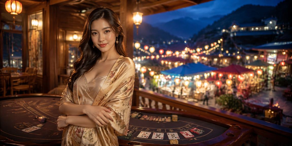 Cảnh chợ đêm Sapa lung linh, không khí huyền bí gợi nhớ sảnh Baccarat cao cấp